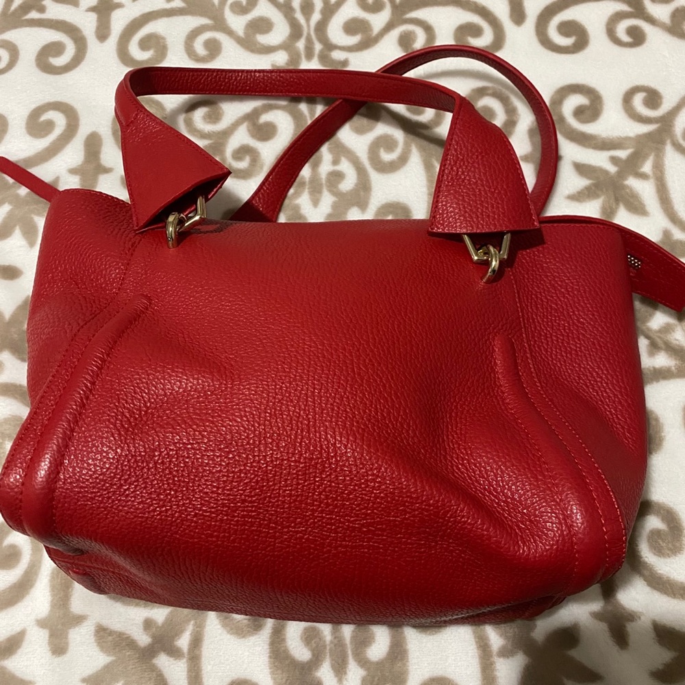 Aquatalia red leather purse